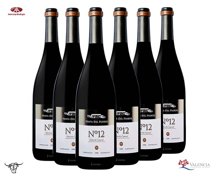 Espolvorear Loza de barro Novia Caja de 6 Botellas de vino tinto VENTA DEL PUERTO Nº12 D.O. Valencia. | El  Buen Sentido